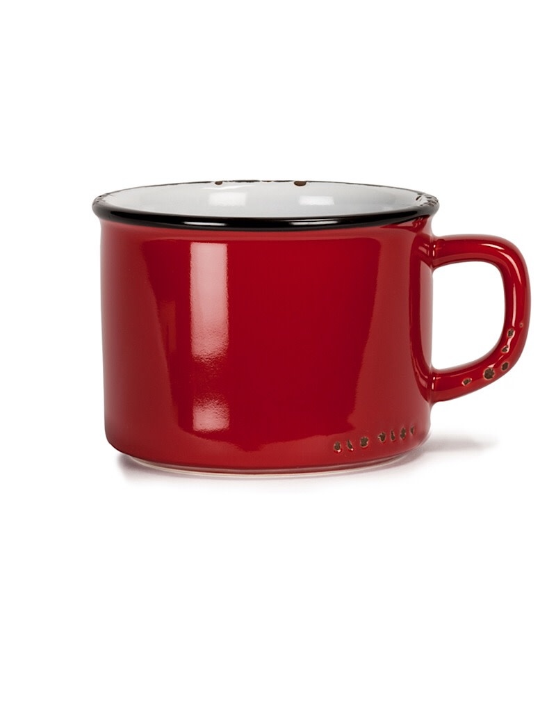 Abbott Enamel Look Cappuccino Mug