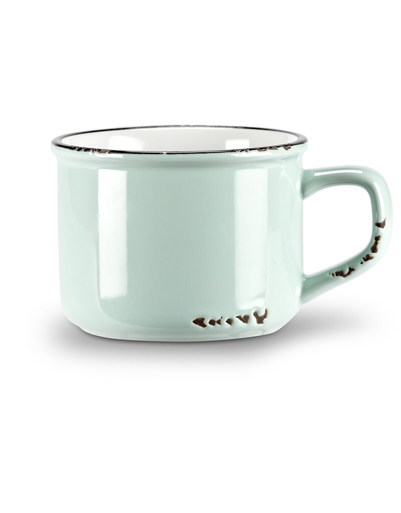 Abbott Enamel Look Cappuccino Mug