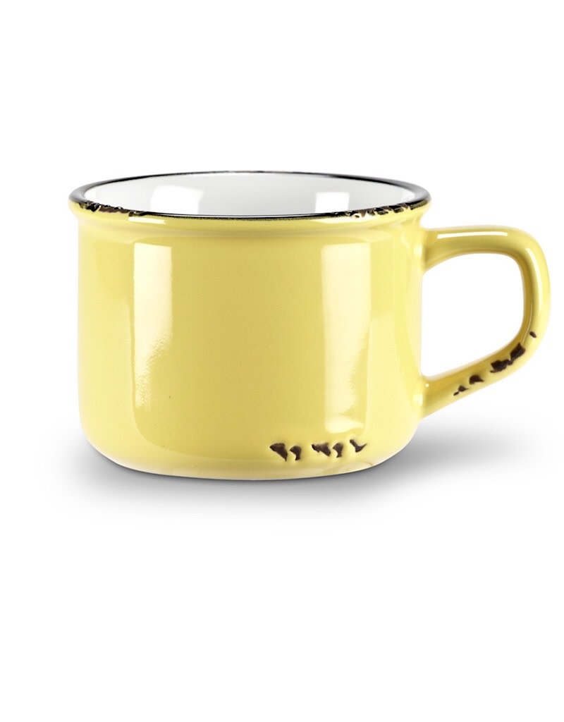 Abbott Enamel Look Cappuccino Mug