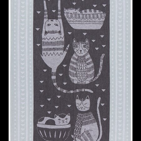 Danica Tea Towel Purr Party Jacquard