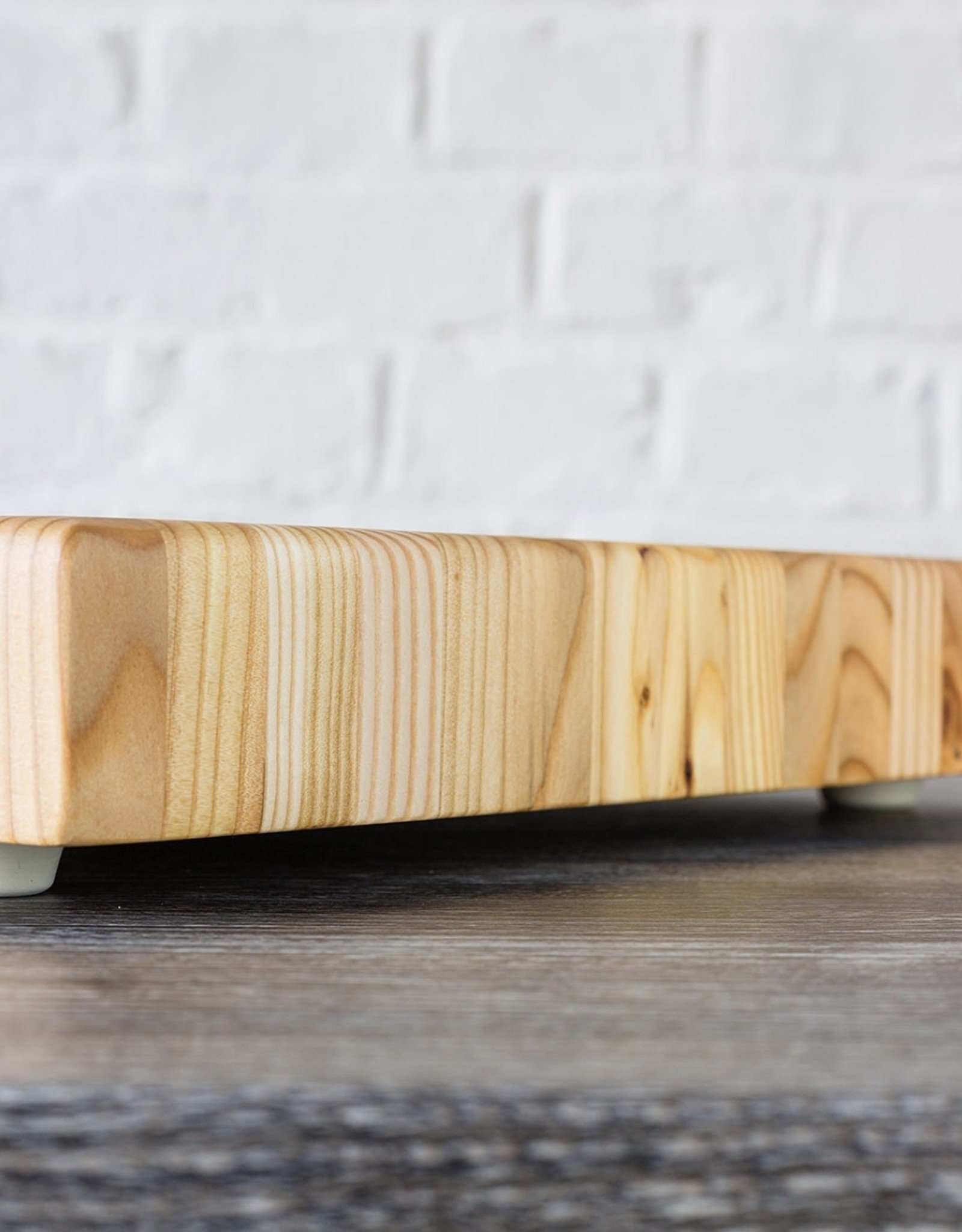 Wood Tiger Stripe Buffet Board #1  21 x 7 x 2.5 inches