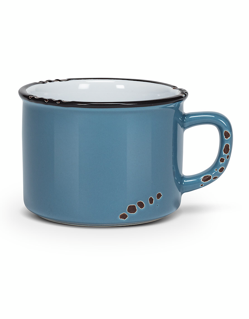 Abbott Enamel Look Cappuccino Mug
