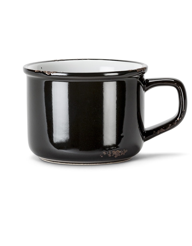 Abbott Enamel Look Cappuccino Mug