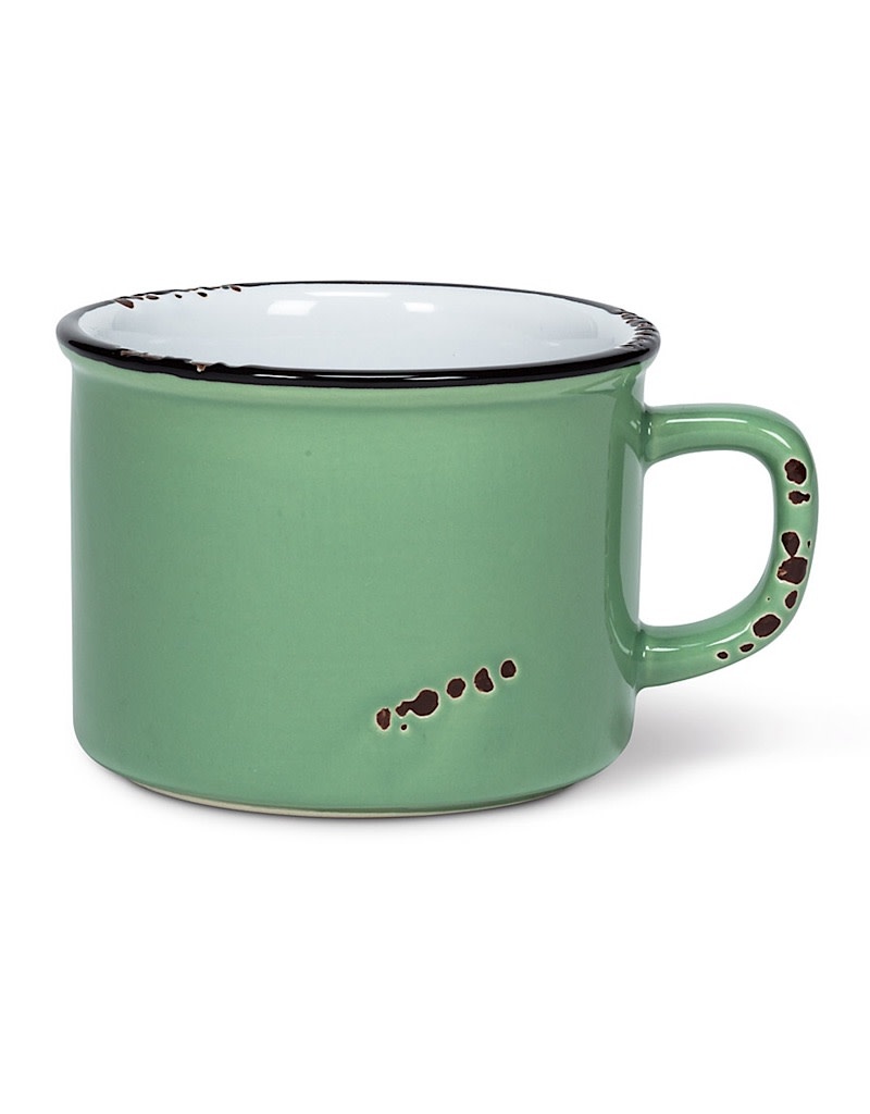 Abbott Enamel Look Cappuccino Mug