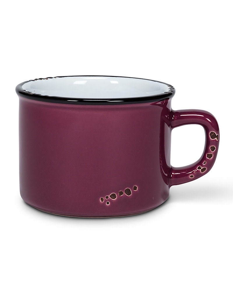 Abbott Enamel Look Cappuccino Mug