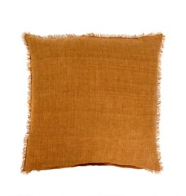 Lina Linen Pillow 24x24 Gold