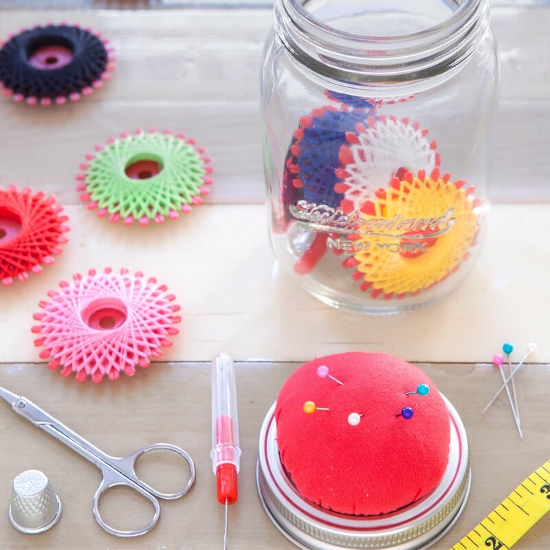 Kikkerland Mason Jar Sewing Kit