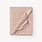 Pokoloko Fleece Lined Throw Atlas Pastel Pink