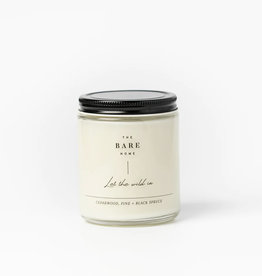 Candle LET THE WILD IN Cedarwood Pine Black Spruce