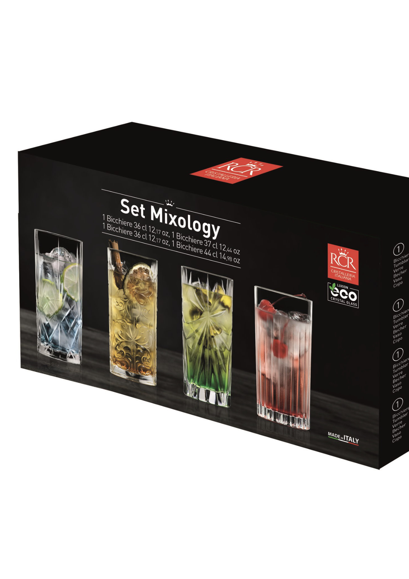 David Shaw Designs Mixology Highball set of 4