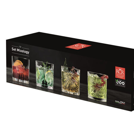 David Shaw Designs Mixology Tumbler set of 4