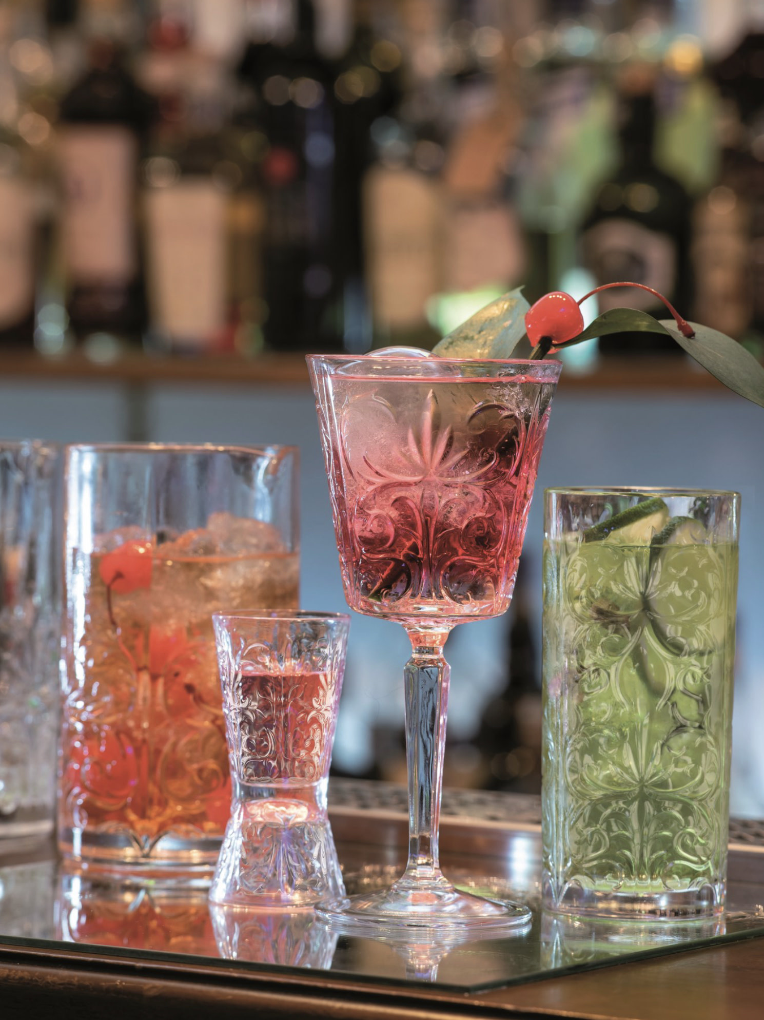 David Shaw Designs Tattoo Clessidra Shot Glass x6