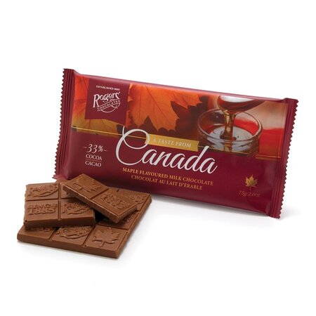 Rogers' Chocolates Taste From Canada Maple Chocolate Bar