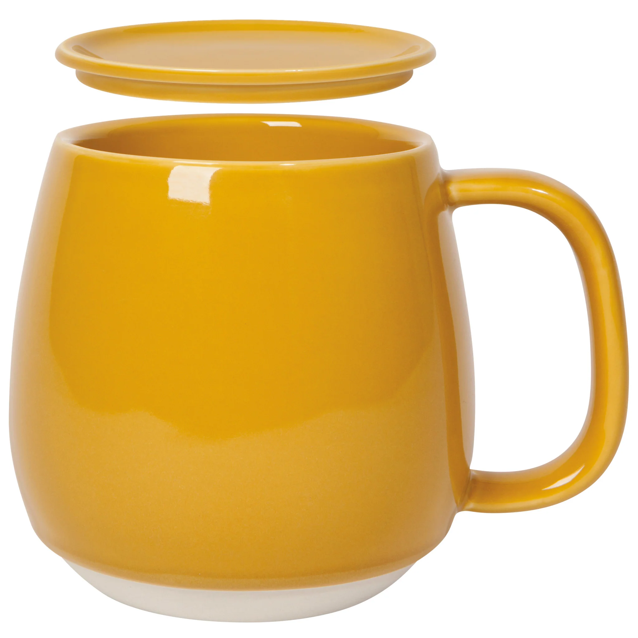 Danica Ochre Tint Mug With Lid