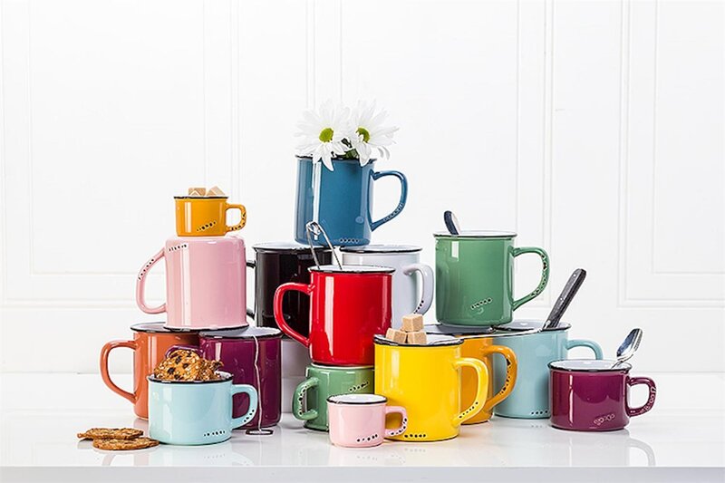 Abbott Enamel Look Espresso Mug