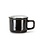Abbott Black Enamel Look Espresso Mug