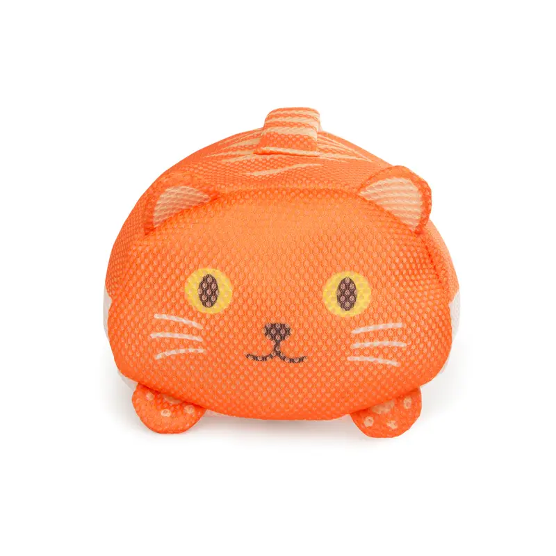 Kikkerland Orange Handy Cat Laundry Bag