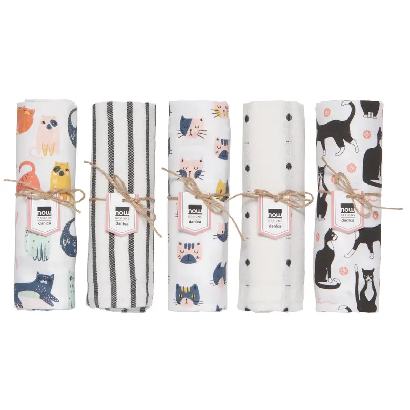 Danica Jubilee Assorted Cat Tea Towels