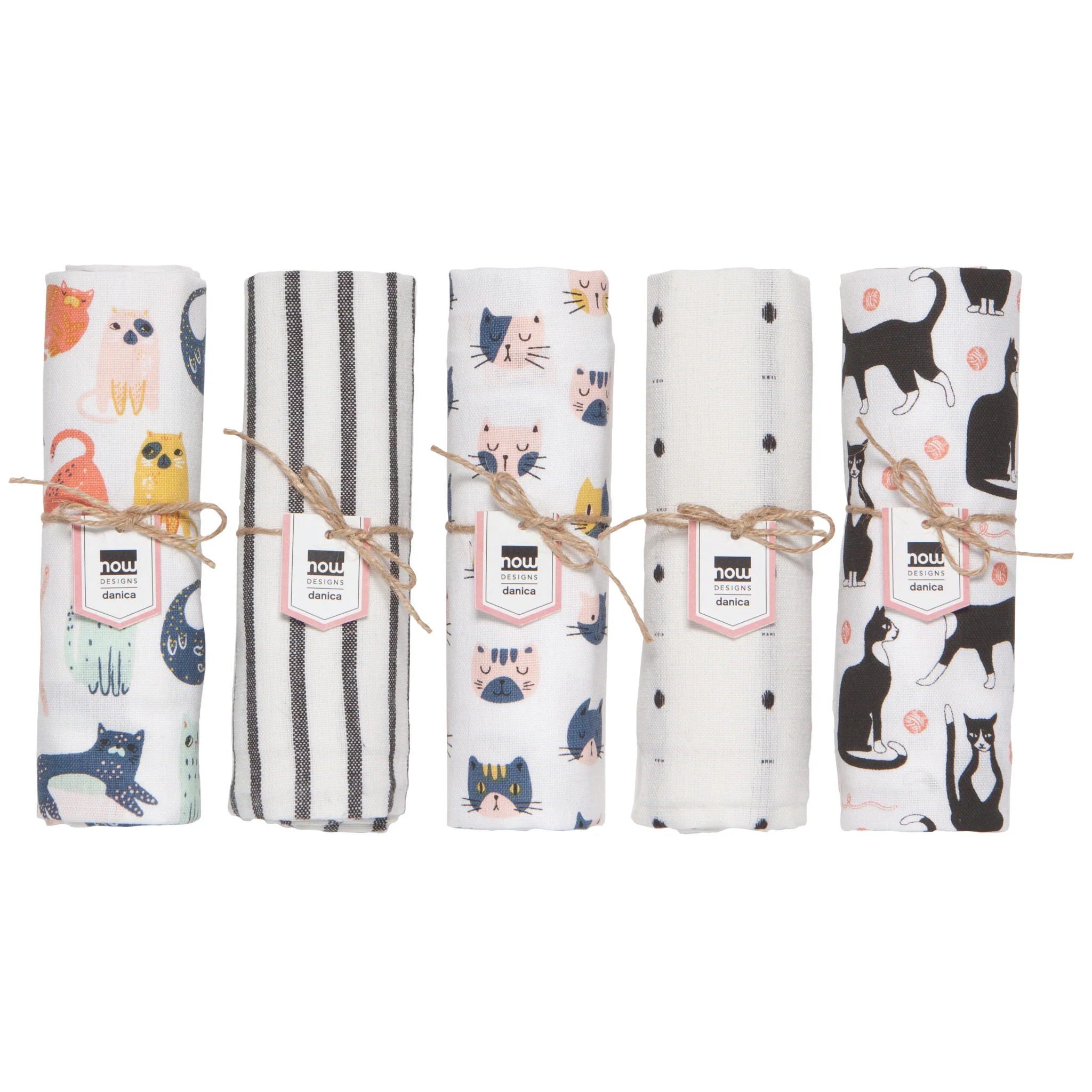 Danica Jubilee Assorted Cat Tea Towels