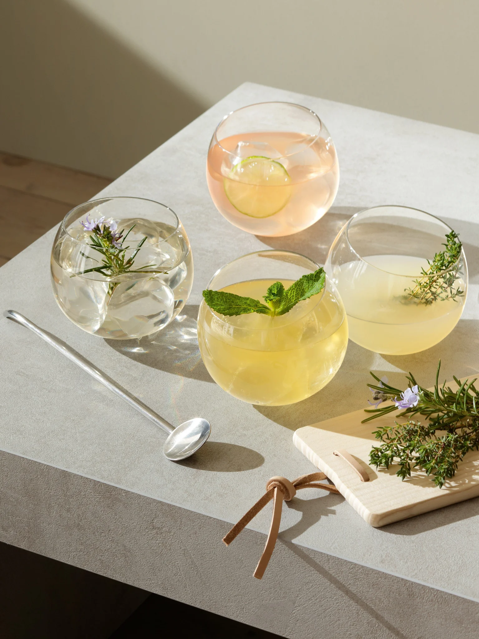 LSA Clear Rocker Tumbler Set of 4