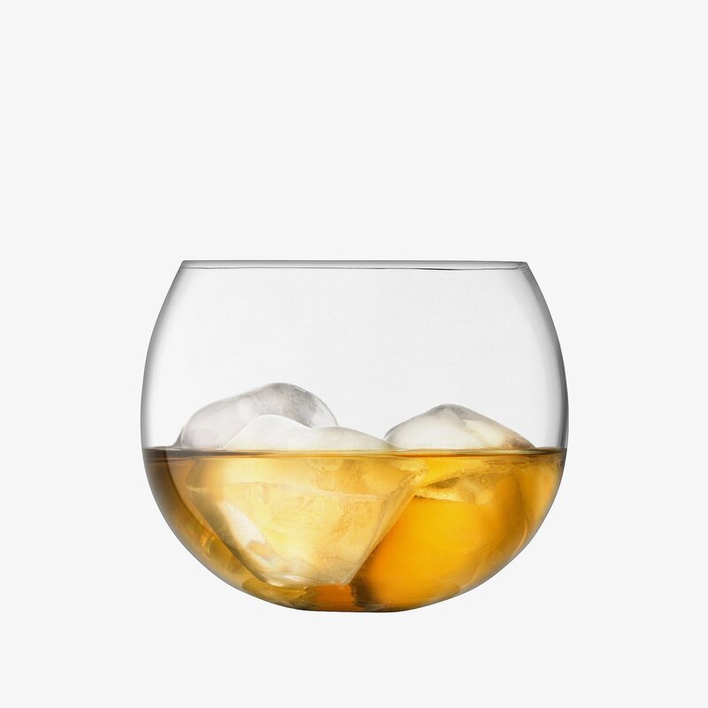 LSA Clear Rocker Tumbler Set of 4