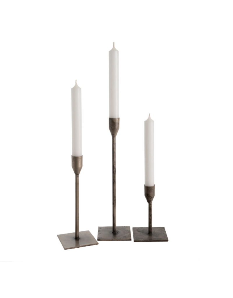 Indaba Large Bonita Candlestick Silver