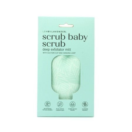 Lemon Lavender Scrub Baby Scrub Exfoliating Mitt