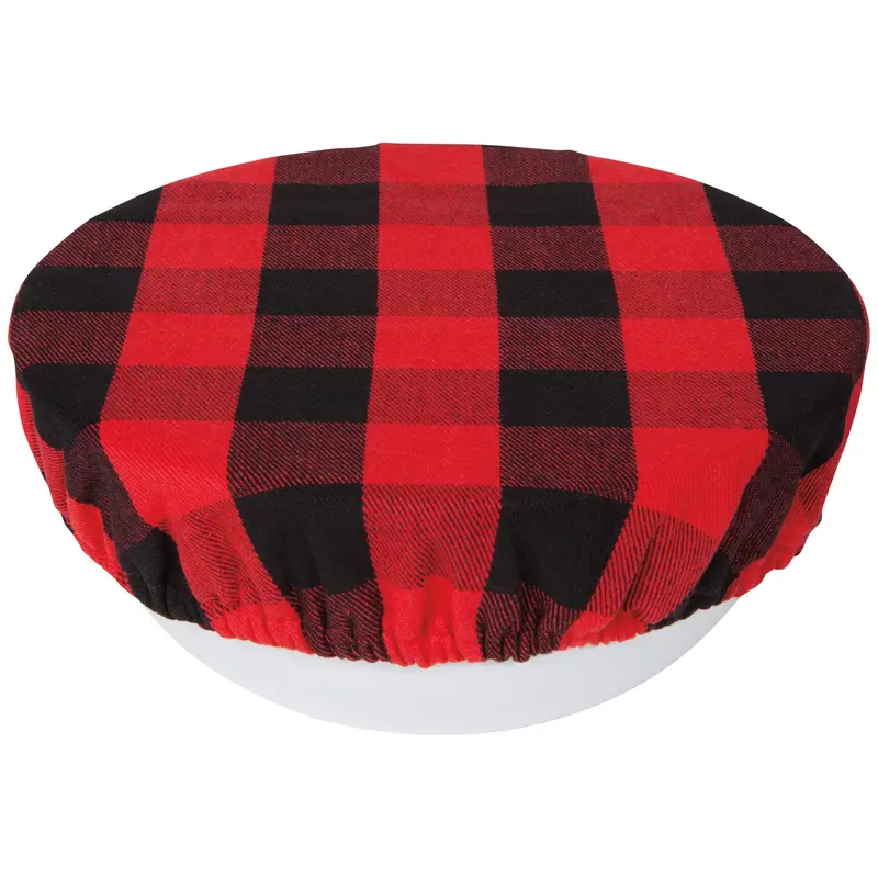 Red Buffalo Check Bowl Covers Set of 2