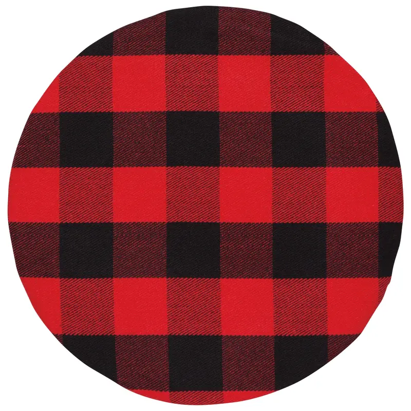Red Buffalo Check Bowl Covers Set of 2