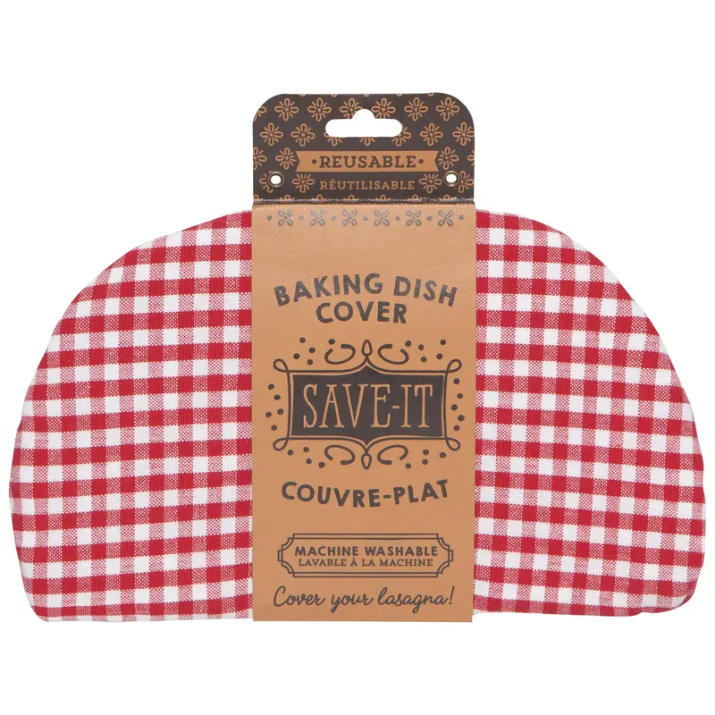 Gingham Baking Dish Cover