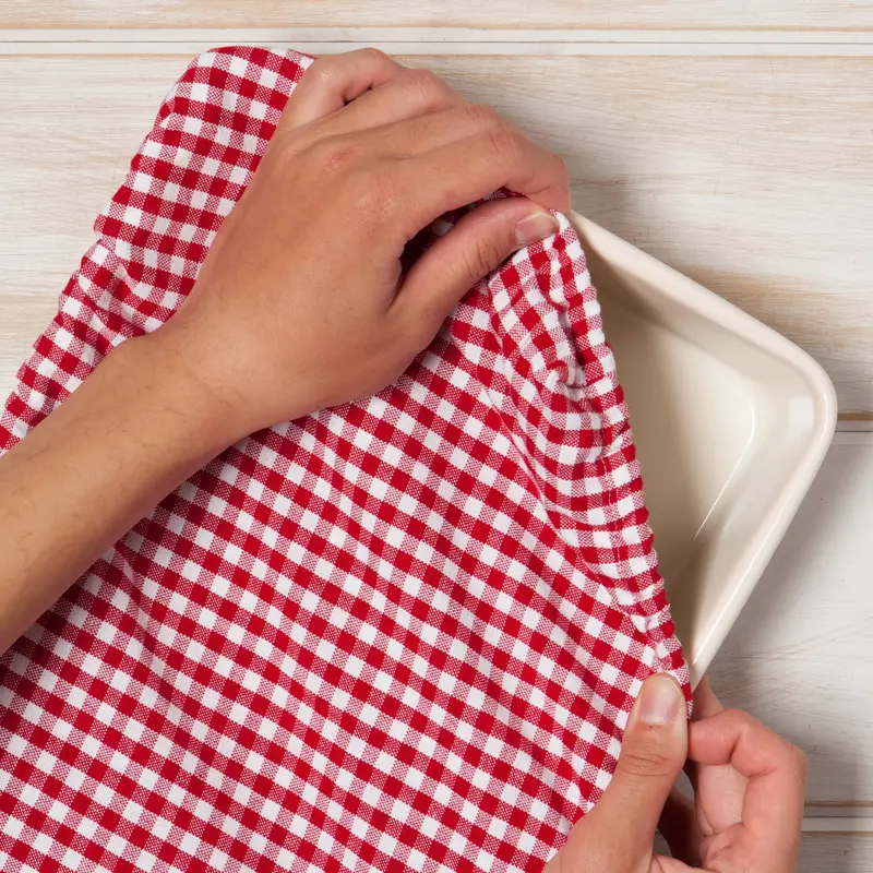 Gingham Baking Dish Cover