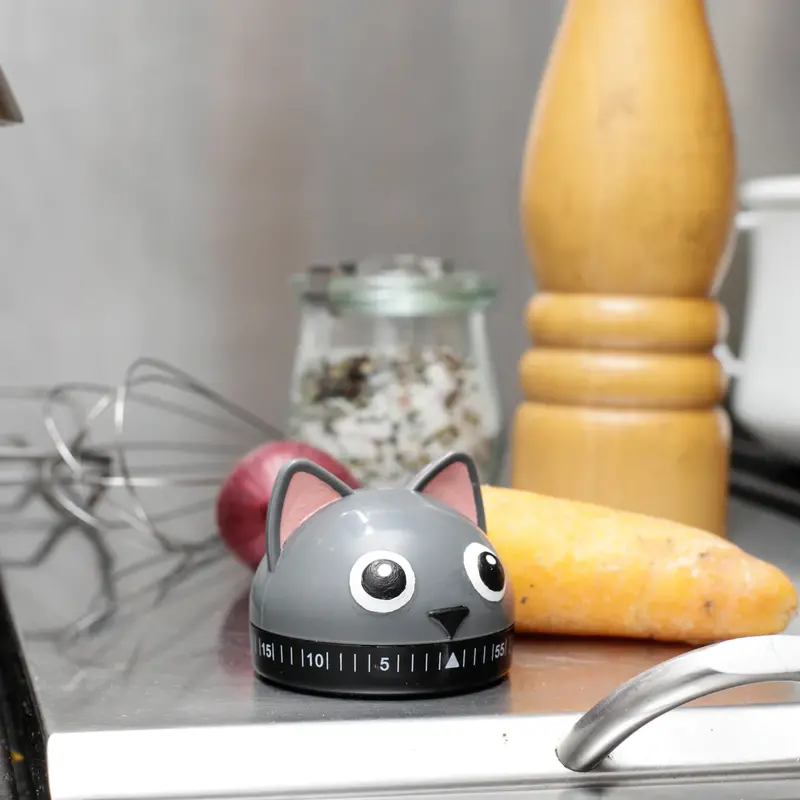 Kikkerland Cat Kitchen Timer