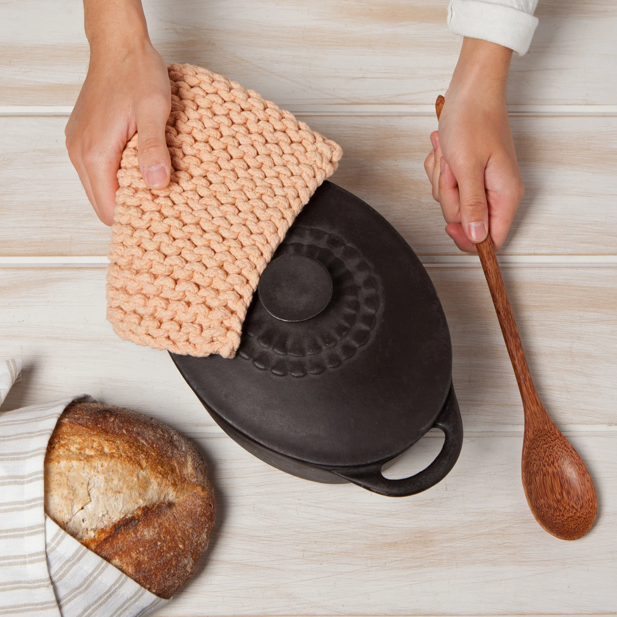 Danica Heirloom Knit Pot Holder