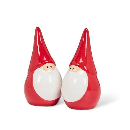 Abbott Gnome Santa Salt & Pepper Shakers