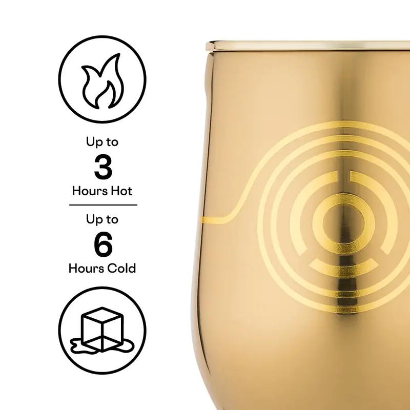 Corkcicle Disney Star Wars C3PO Stemless Wine Cup