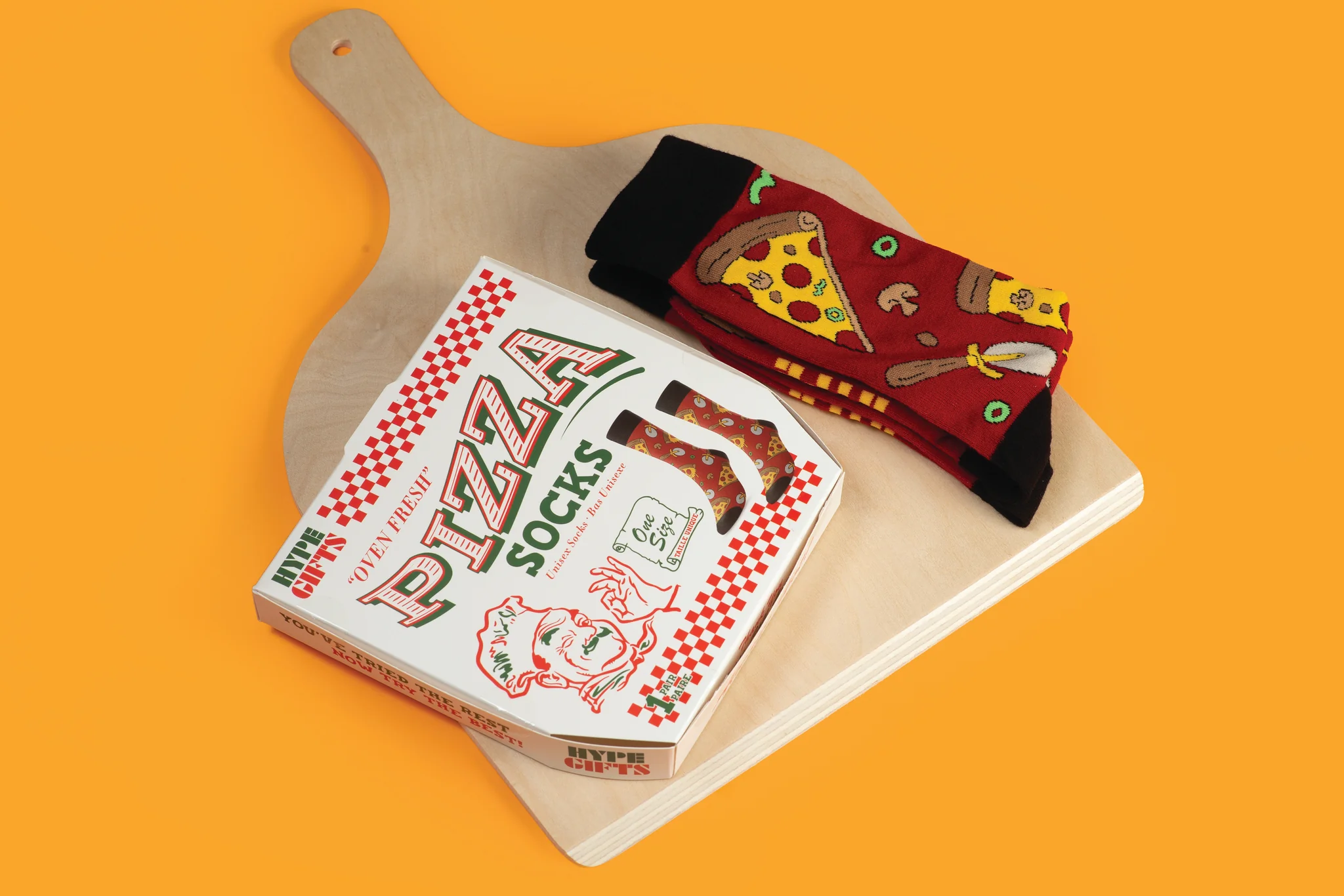 Main & Local Pizza Socks