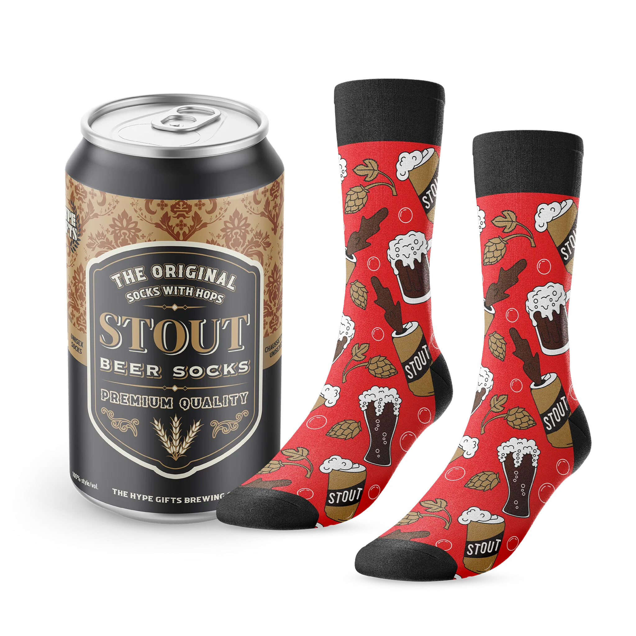 Main & Local Beer Can Socks