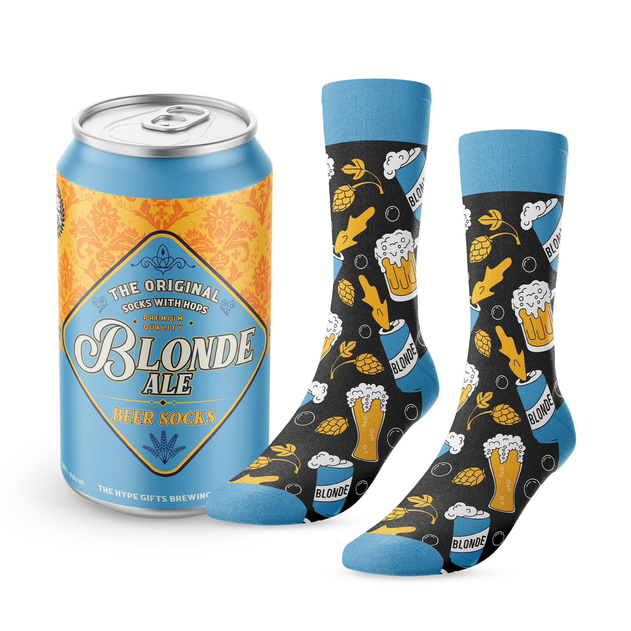 Main & Local Beer Can Socks