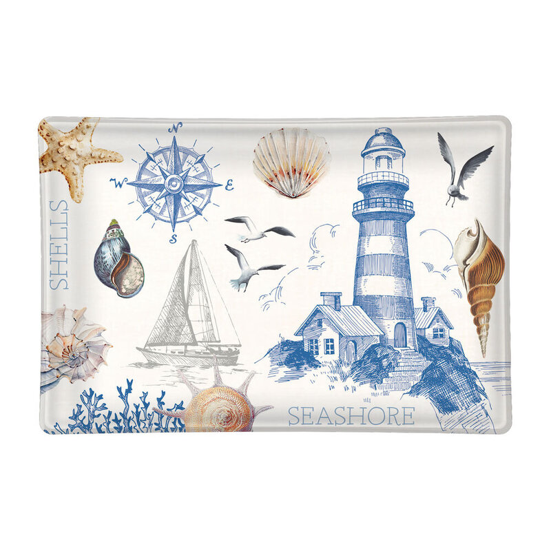 Rectangular Glass Soap Dish