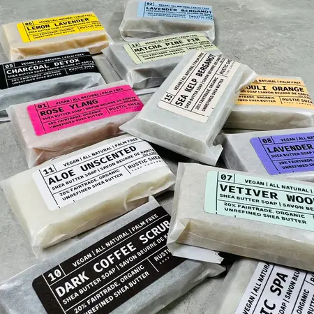 Rustic Shea Soap Company Classic Collection Assorted Mini Shea Soaps