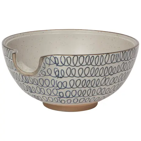 Danica Heirloom Large Stoneware Scribble Mixing Bowl