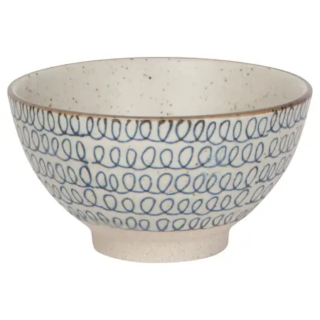 Danica Heirloom Small Stoneware Scribble Bowl 4.75"
