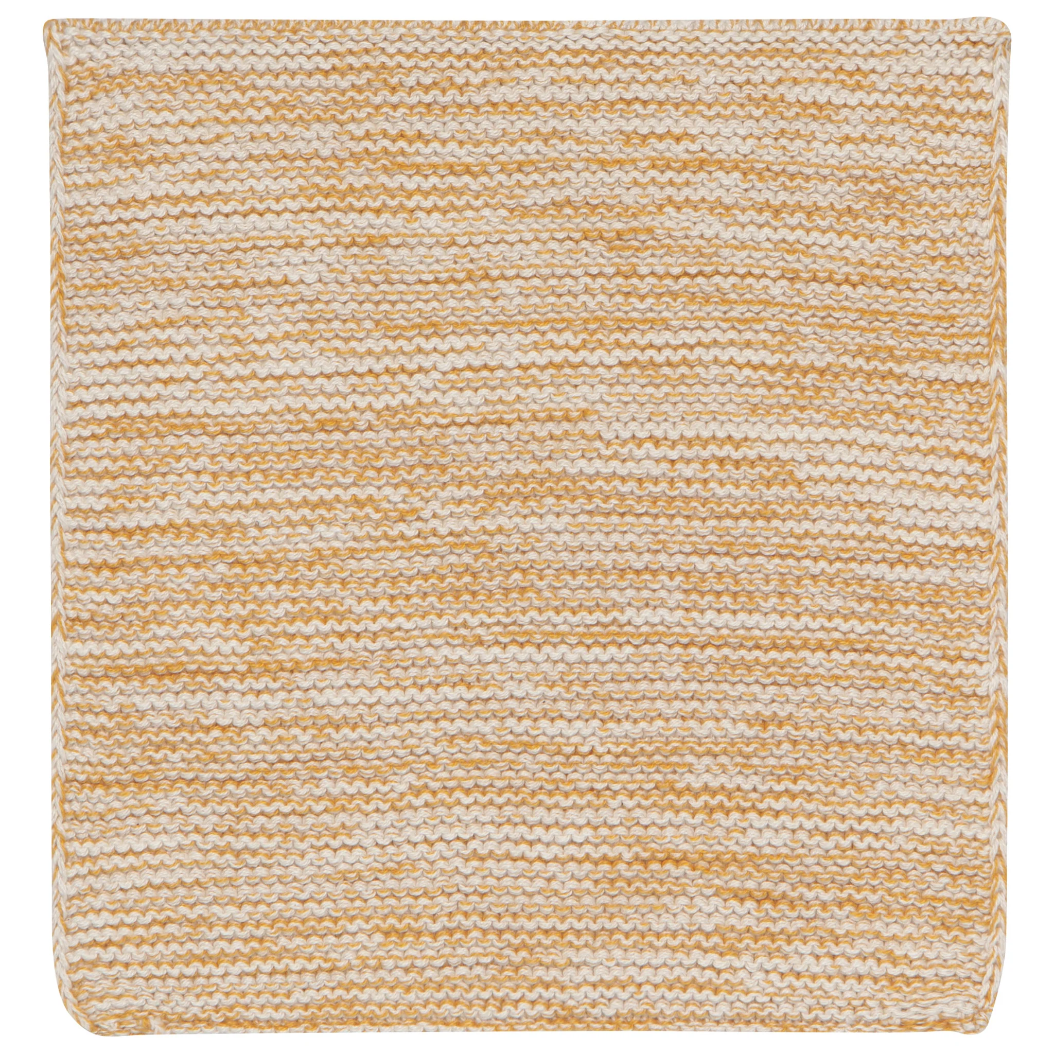 Danica Heirloom Ochre Knit Dishcloths (Set of 2)