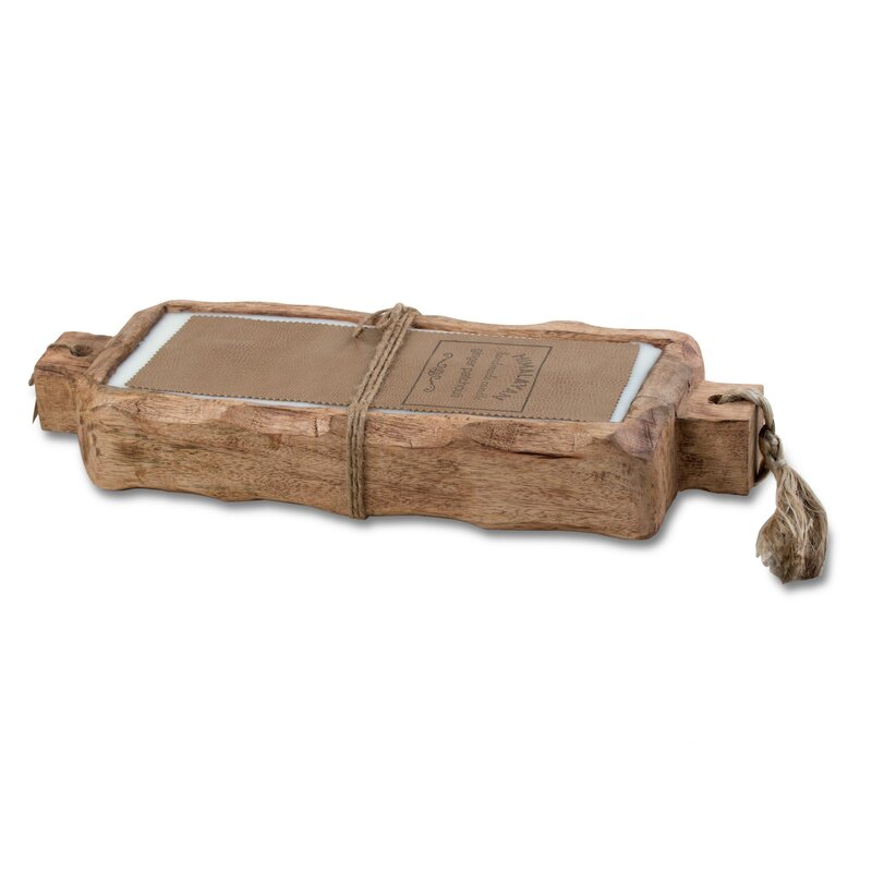 Himalayan Large Tobacco Bark Driftwood Candle Tray