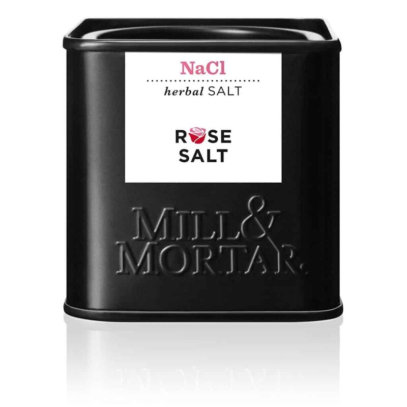 Mill & Mortar Rose Salt Flakes 70g