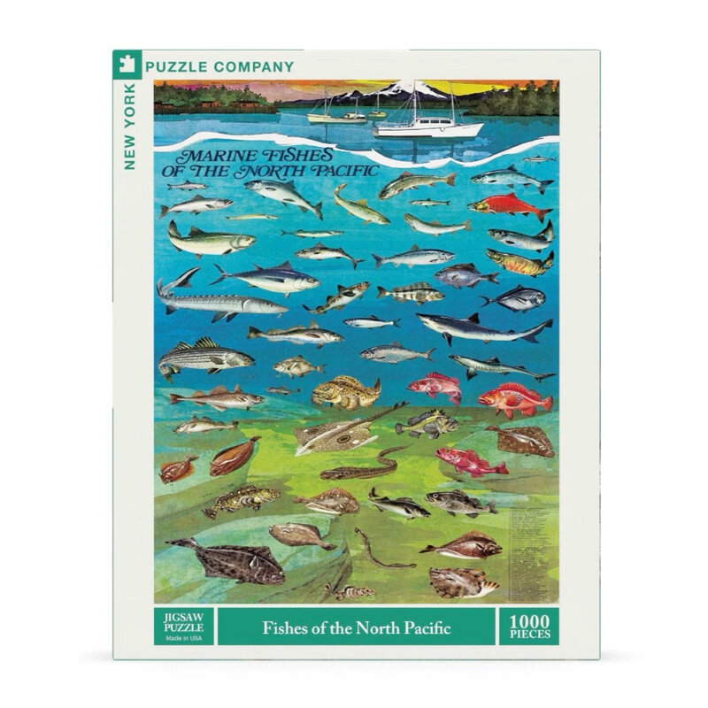 Fishes of the North Pacific 1000pcs Puzzle