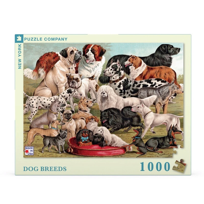 Dog Breeds 1000pcs Puzzle