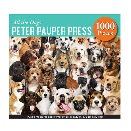 Peter Pauper Press All the Dogs Puzzle