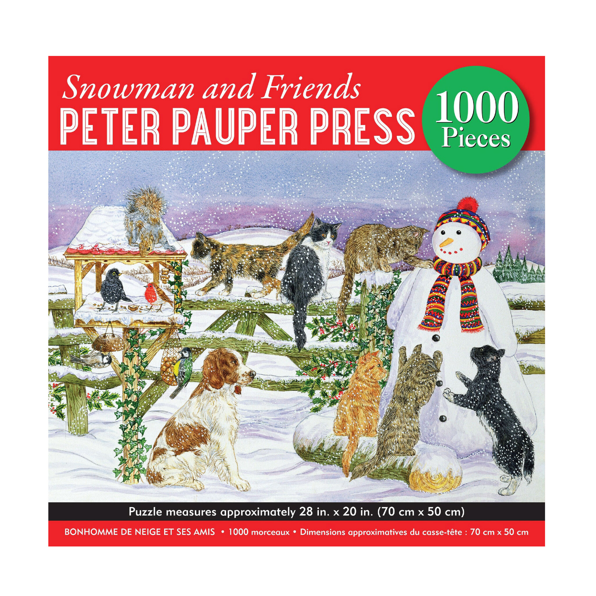 Peter Pauper Press Snowman & Friends Puzzle