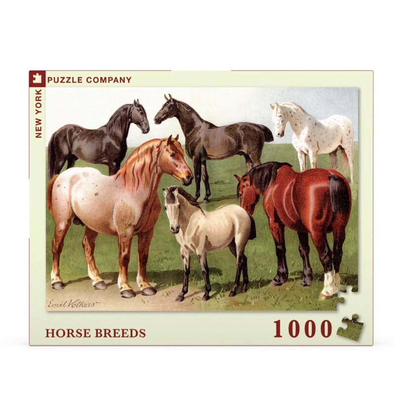 Horse Breeds 1000pcs Puzzle
